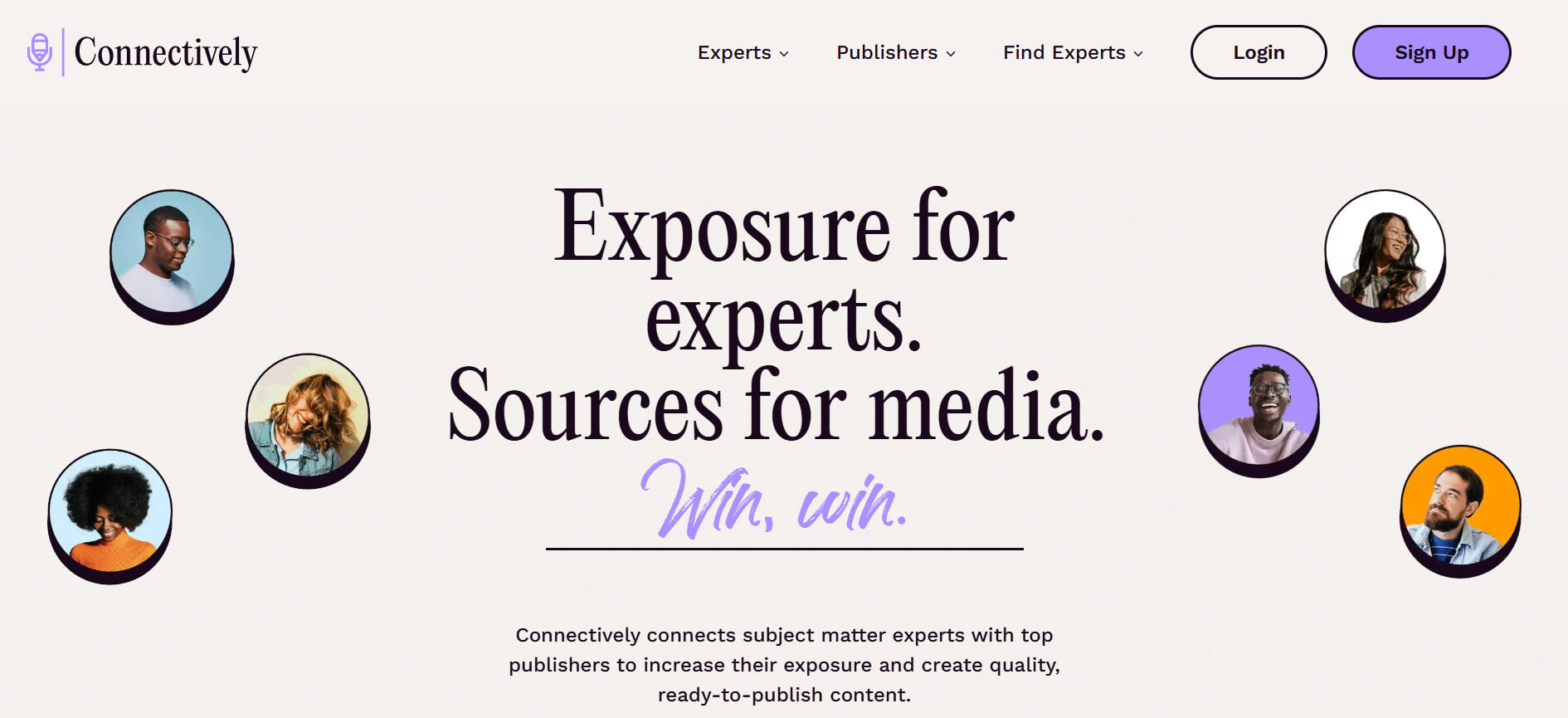 Connectively homepage
